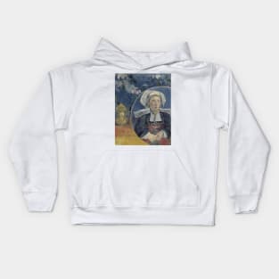 La Belle Angele by Paul Gauguin Kids Hoodie